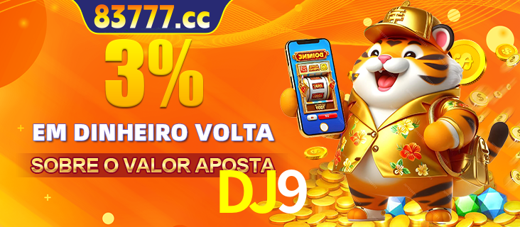 Promoção para baixar e instalar o aplicativo do cassino DJ9. O banner oferece uma recompensa de R1aR1aR8, com a imagem de uma cobra sobre moedas de ouro.