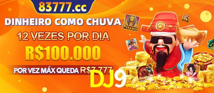 Banner do programa de recompensas Recomende para amigos do DJ9, detalhando os bônus por convidar amigos, com prêmios que chegam a R$288.888.
