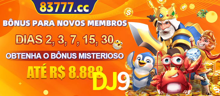 Anúncio dos benefícios para Membro VIP Sênior na plataforma DJ9, incluindo bônus promocionais, semanais e mensais, ilustrado com o personagem Fortune Tiger.